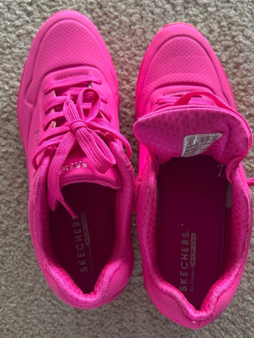 Skechers Women’s Hot Pink Athletic Sneakers